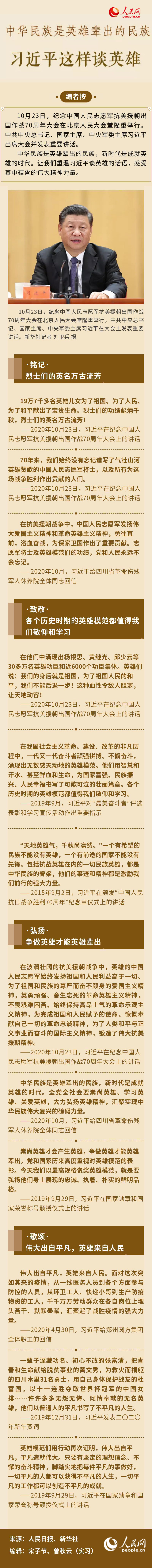 习近平|中华民族是英雄辈出的民族 习近平这样谈英雄