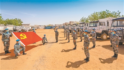 青春青春在维和战场绽放