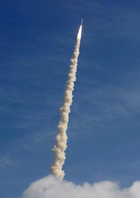 The&nbsp;Ares&nbsp;1-X&nbsp;test&nbsp;rocket&nbsp;lifts&nbsp;off&nbsp;on&nbsp;a&nbsp;six-minute&nbsp;suborbital&nbsp;flight&nbsp;from&nbsp;launch&nbsp;pad&nbsp;39B&nbsp;at&nbsp;the&nbsp;Kennedy&nbsp;Space&nbsp;Center&nbsp;in&nbsp;Cape&nbsp;Canaveral,&nbsp;Florida&nbsp;October&nbsp;28,&nbsp;2009.&nbsp;(Xinhua/Reuters&nbsp;Photo)
