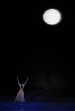 A dancer performs 