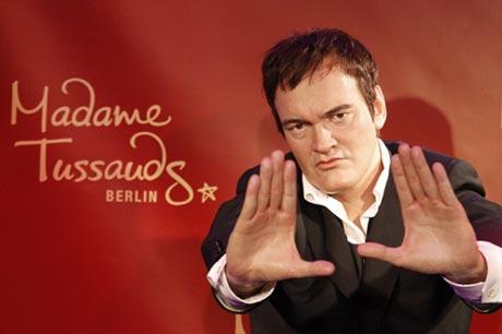 The wax figure of Quentin Tarantino is pictured after an unveiling ceremony at Madame Tussauds in Berlin, March 23, 2010.(Xinhua/Reuters Photo)