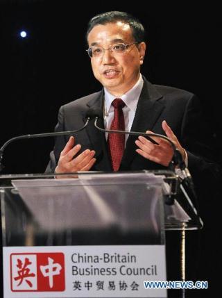 Chinese vice premier eyes intensified Sino-UK