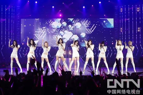 韩国女子<em>团体少女时代</em>泰国首次演唱会华丽上演