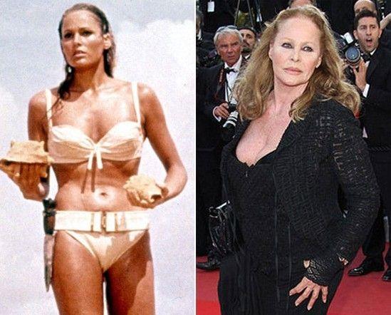 007系列电影50年 众邦女郎今昔照对比(组图)_