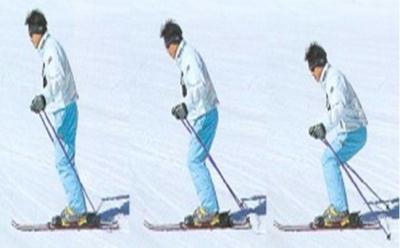 双板初学者-正式滑雪前要学会正确站姿