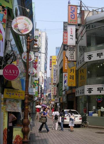 粉丝请留意 和韩国明星邂逅购物街