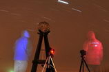Stargazers view early meteor shower