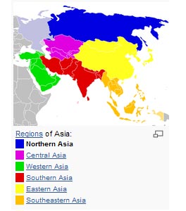 <em>North Asia or Northern Asia is a subregion of Asia. The most common definition of the term is; The Asian part of Russia, namely Asian Siberia; however, by some definitions, not all of Northern Asia is part of Siberia. This definition may also include Mongolia and is partly overlapping with the Asian steppe.  </em><a></a><br><center><font color=#cc0000>----------------------------------------------------------</font></center><br>