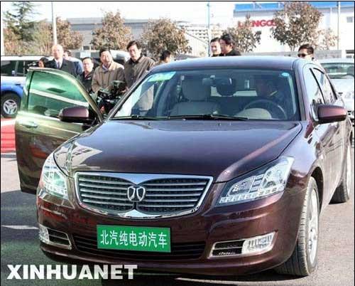 Beijing-made electric car to start mass production in 2011