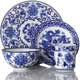Porcelana china de color azul y blanco cautiva al mundo