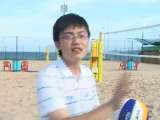 [深圳24小时]记者探营沙排赛场 阳光沙滩热辣宝贝