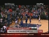 VIDEO: KNICKS EDGE HAWKS 113-112