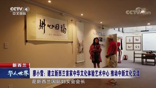 [华人世界]新西兰 廖小雪：建立新西兰首家中华文化体验艺术中心 推动中新文化交流_CCTV节目官网-CCTV-4_央视网(cctv.com)
