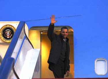 Obama achève sa visite en Chine
