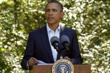 Obama says Gaddafi regime coming to an end 