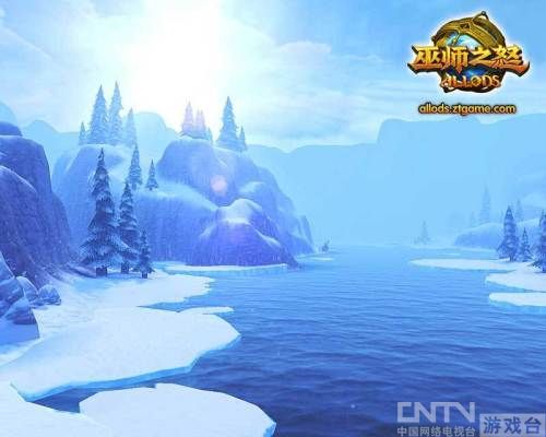 《动漫之怒》国服壁纸展示西维利亚浮岛巫师女生雪景a动漫图片