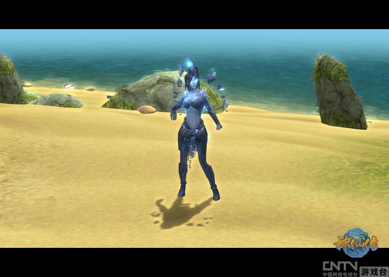 清凉盛夏《神仙传》<em>性感美女</em>沙滩秀_八卦周边