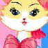 给小猫化妆