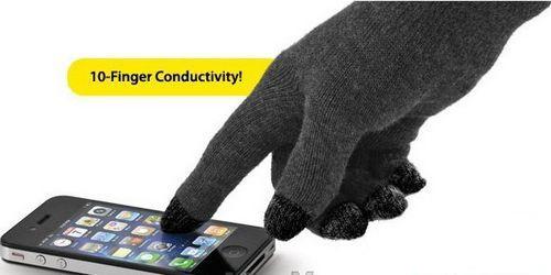 冬天玩iPhone4S不怕冷传导纤维手套推荐_硬件