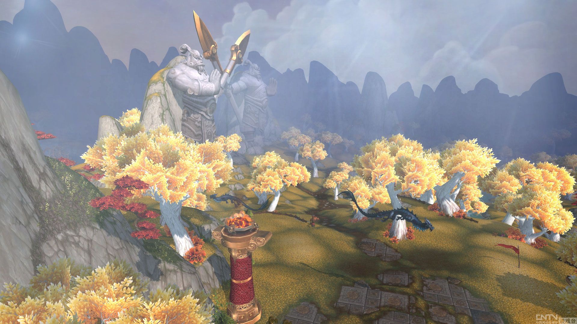 小桥流水人家:潘达利亚未开放地图美景一览