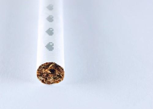 设计师用游戏图标提醒人们吸烟有害健康_八卦