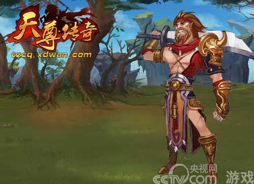 兄弟玩《天尊传奇》原画曝光 三国霸气猛男_网页游戏