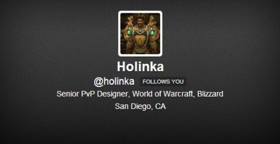 WOW设计师Holinka推特 PVP可能的改动_产业