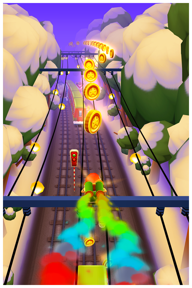 动作游戏 轨道跑酷_游戏