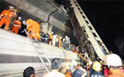 Choque de dos trenes de alta velocidad