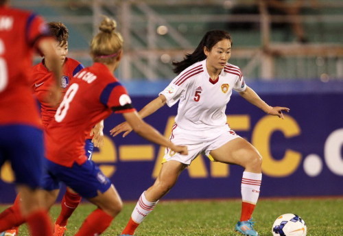 [高清组图]女足亚洲杯-中国平韩国小组第2出线