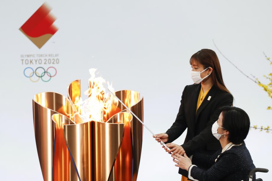 [图]东京奥运会火炬传递正式开启 开始121天征程
