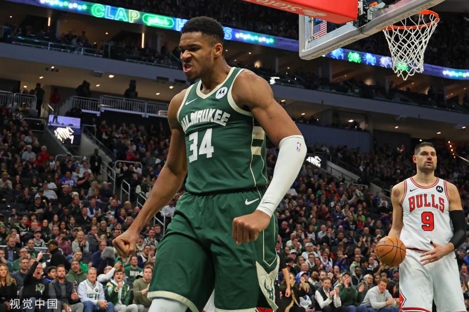 [图]字母哥32+12德罗赞41+11 雄鹿加时力擒公牛