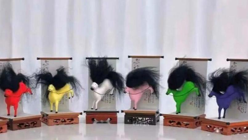 'Messy little horse' goes viral ahead of Lunar New Year