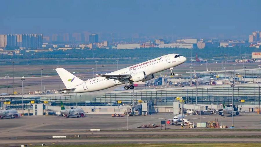 Milestone moments of China's C919 jetliner