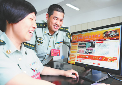 浙江温州边防支队党代表网络工作室通过网络平台，受理党员群众反映的各类问题和意见建议，发挥党代表的桥梁纽带作用。