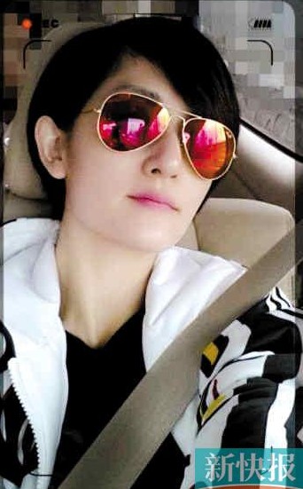 谢娜怀孕图片