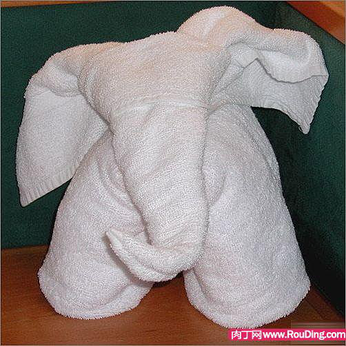 DIY毛巾大象教你有趣的毛巾手工制作