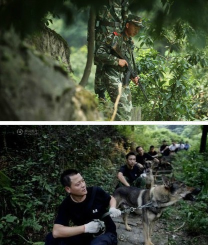2012年8月，警方在重庆歌乐山围捕周克华。
