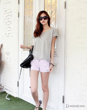 女装俏皮法则夏季<em>短裤</em>搭如何配<em>上衣</em>_粤语台