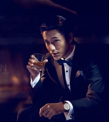 陈坤拍摄梵克雅宝男士腕表大片