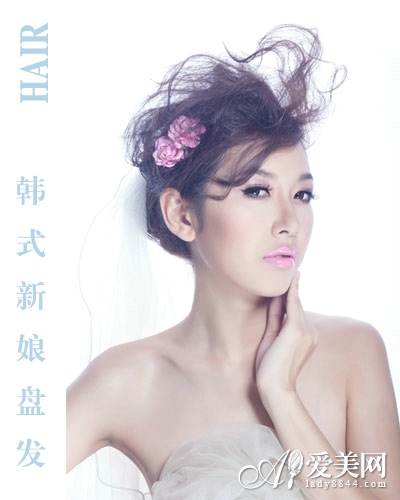 2014韩式新娘盘发成就完美新娘_时尚台_央视网(