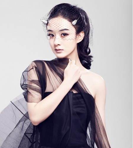 <em>赵丽颖发型图片</em>甜美气质清新可人_时尚台_央