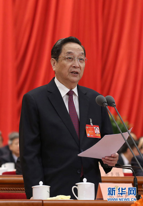 3月12日，全国政协十二届二次会议在北京人民大会堂举行闭幕会。全国政协主席俞正声主持闭幕会。