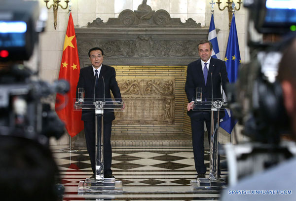 China y Grecia firman acuerdos por 4.600 millones de dólares