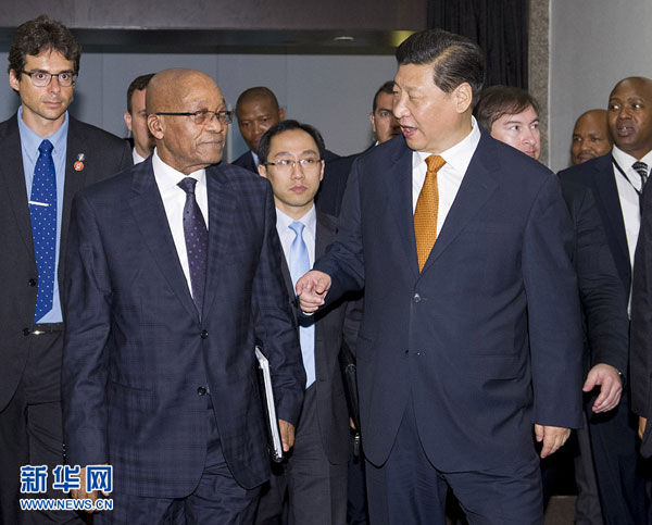 Xi Jinping se reúne con presidentes de Rusia y Sudáfrica y primer ministro indio