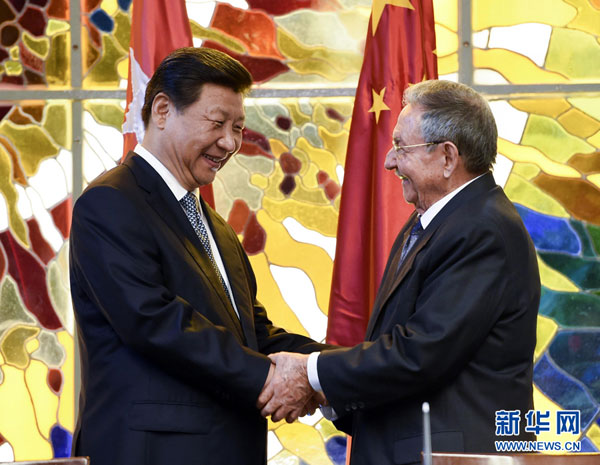Xi Jinping se reúne con Raúl Castro en La Habana