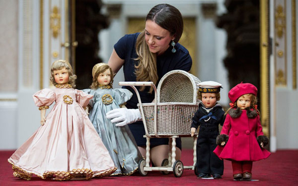 Exposición de juguetes de la familia real en el Palacio de Buckingham