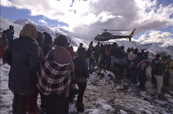 Les randonneurs toujours recherchés au mont Annapurna