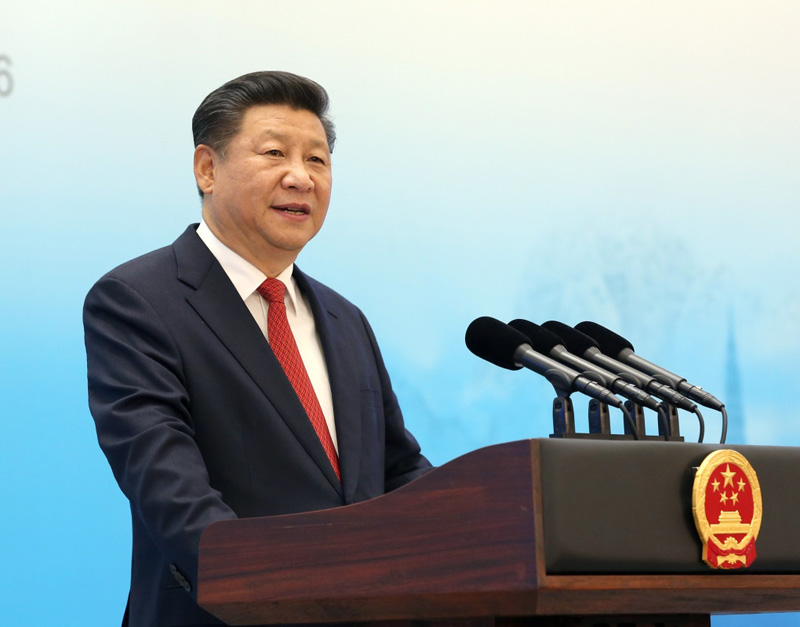 9月3日，国家主席习近平在杭州出席2016年二十国集团工商峰会开幕式，并发表题为《中国发展新起点 全球增长新蓝图》的主旨演讲。