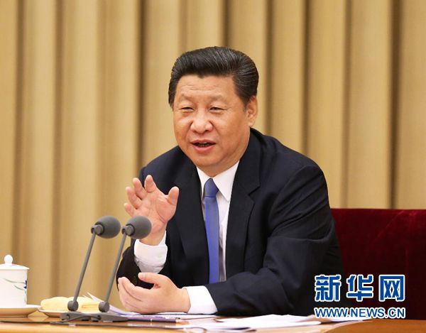 2015年5月18日至20日，中央统战工作会议在北京举行。中共中央总书记、国家主席、中央军委主席习近平在会上发表重要讲话。新华社记者 马占成 摄